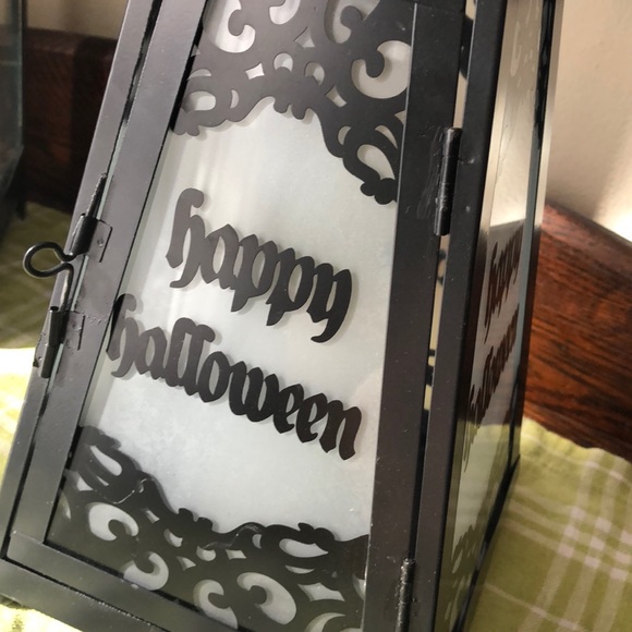 Spooky Happy Halloween Lantern with battery candle - Picture 8 of 9